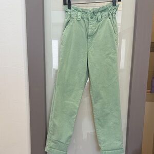 Mother The Yoyo Ruffle Greaser High Waist Ankle Jeans - Size 24